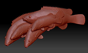 3D Printable fish models